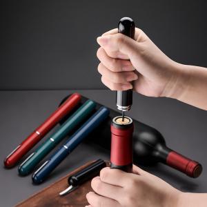Quality Pocket Air Pump Wine Bottle Opener Built In Foil Cutter Handheld Wine Cork Remover wholesale