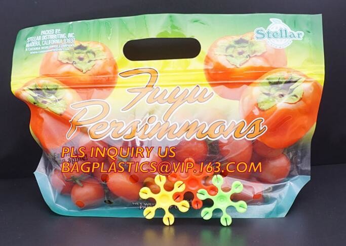 fruit bag for fruit protection, Perforated Better Aseptic Grape Bag, Cherry Bag, Fruit plastic bag, Stand up Zip lockk fre