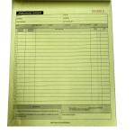 Purchase order book Two/three paper business forms for Black And White Or Color