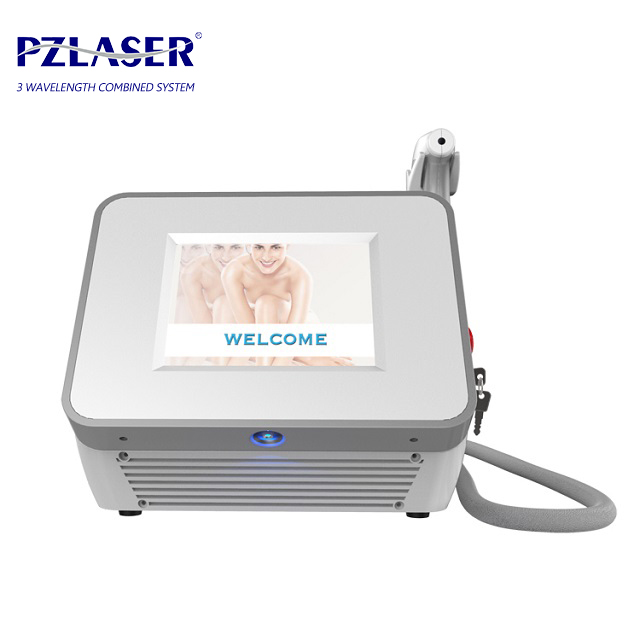 Intelligent Medical Full Body Laser Hair Removal Machine 14 * 14mm Spot Size