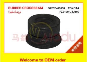 Quality OEM52202-60030 RUBBER CROSSBEAM FOR TOYOTA LAND CRUISER FZJ100UZJ100 wholesale