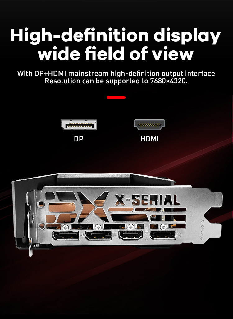 6G GDDR6 RX 5600 XT Graphics Card GPU PC 256BIT Computer Esports Game Video Card