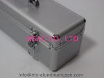 Silver Empty Aluminum Equipment Cases , Custom Aluminium Tool Case
