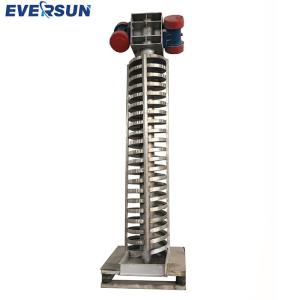 Quality Stainless Steel 304 Vertical Spiral Dry Elevator Conveyor For Cocoa Powder Cooling wholesale