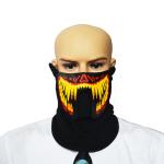2018 hot sale light up led el mask for festival Parties high brightness