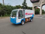 2 Passenger Electric Four Wheel Garbage Truck Picking Up Trash 30km/H