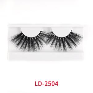 Quality Synthetic Fibres 25mm Faux Mink Natural Lashes Vegan Friendly wholesale