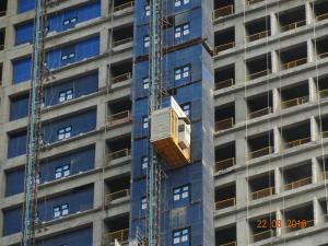 Quality PLC Control 450m Passenger Material Rack And Pinion Hoist wholesale