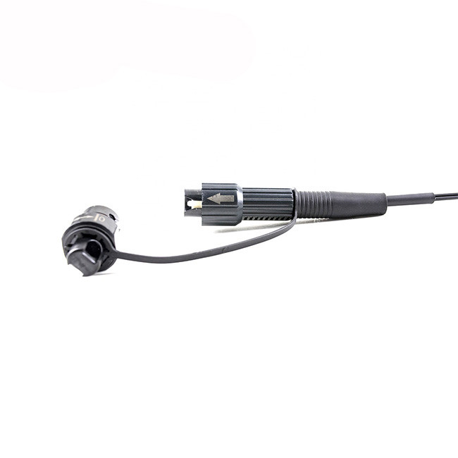 1 Core Pre Connectorized Drop Cable FTTH Outdoor Fiber Optic Cable Cord Mini SC