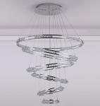 Luxury Crystal Living Room Chandelier Creative Ring Design Lobby Lamp(WH-NC-41)
