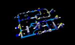 75X55Meter Inflatable Water Park With Big Pool Slide Land Inflatable Aqua Park