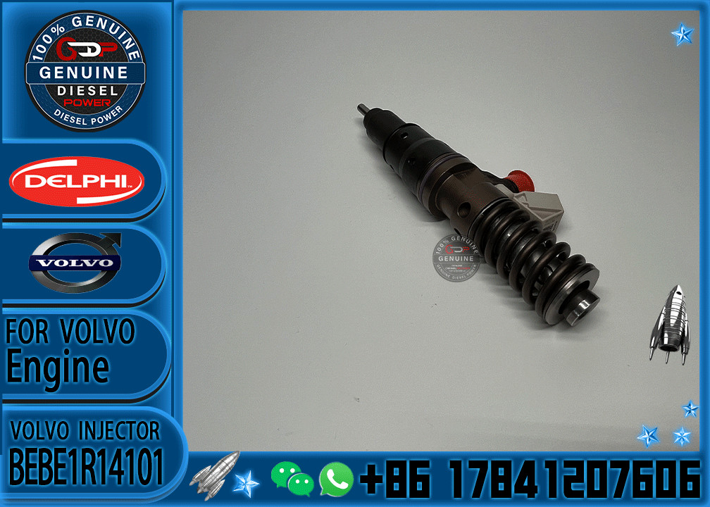 High Quality Diesel Fuel Injector BEBE1R14101 33800-84300 BEBJ1F05002 22282202 1112010-E9500 for volvo F2E/BEBJ