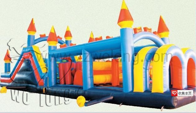 inflatable sports obstacle course, outdoor obstacle course