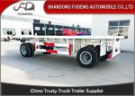 30 - 50 TonTowing Draw Bar Trailer Flat Bed / Chassis Shape Fuwa / BPW Axle