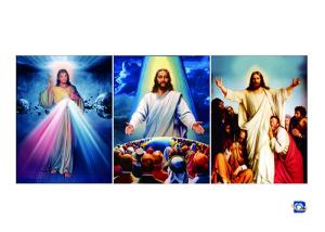 Quality 30X40cm Flip Wall Art Posters Religion Jesus Christ / Virgin Mary Theme wholesale