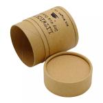 3.5oz Candle Paper Cylinder Packaging Custom Logo Kraft Paper Tube Boxes