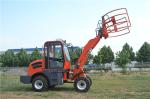 Supply China made 4WD 1.5ton 0.7m3 bucket meet Euro III front end small wheel
