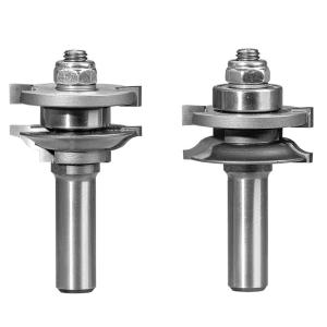 Quality 2PC Matched Rail And Stile Set Shank 1/2'' For Fitting Rail And Stile Doors wholesale