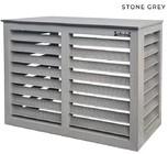 Quality Waterproof WPC Outdoor AC Unit Cover UV Resistance Exterior Air Conditioner Cover 1050mm wholesale