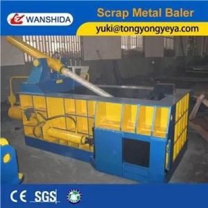 Quality Push Out Scrap Metal Baler Machine 11kW Aluminum Scrap Baling Press wholesale
