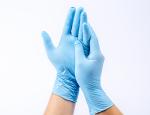 Extra Strength Medical Disposable Glove Blue Nitrile Coated Work GB