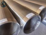 6" Stainless Steel 100 Bar Johnson Wire Screen Continuous Slot For Water