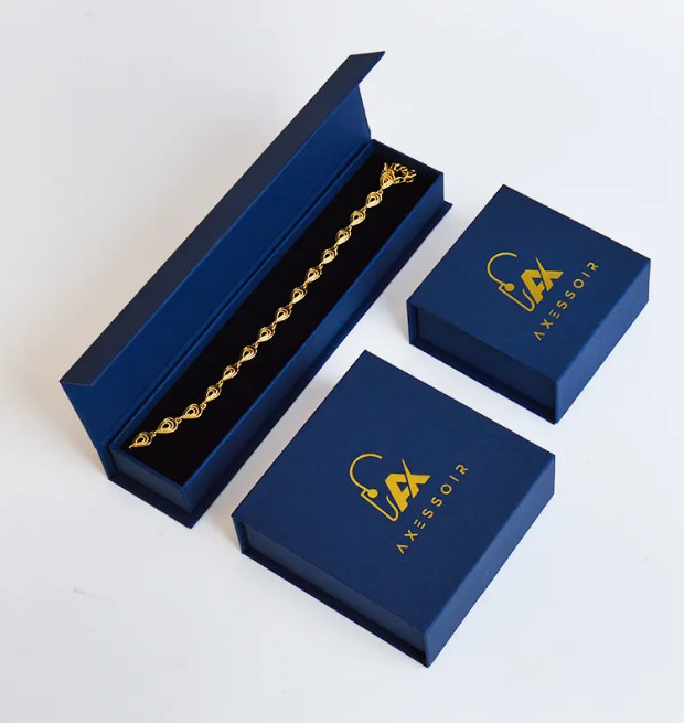 Wholesale Paper Magnetic Closure Small Custom Jewelry Box Gift Packaging With Logo