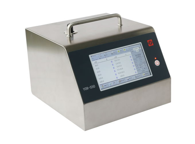 7inch Color Screen 50LPM Laser Air Particle Counter With Six Channels