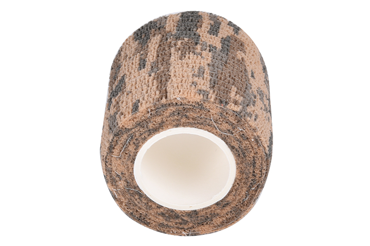 Outdoor Hunting Camping Heat Resistant Camo Self Adhesive Tape with Non-woven Fabrics