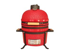 Quality Garden Middle Charcoal Red 15 Inch Kamado Grill BBQ wholesale