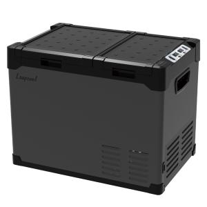 Quality Partition Included DC 12V Car Portable Fridge for Toyota Car Solar Power Refrigerator wholesale