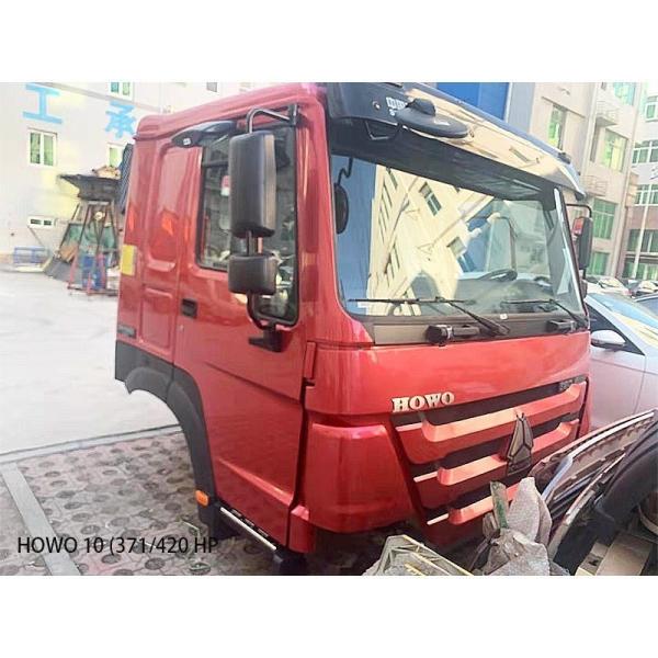 371 HP Sinotruk Heavy Duty Truck HOWO 10 Cabin Wheel Driving System Parts for