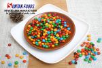 Colorful Good Taste Bulk Chocolate Bean For Europe Market 12 Months Shelf Life