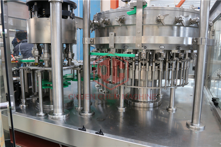 Commercial Carbonated Drink Filling Machine 3 In 1 Inline Filling Systems