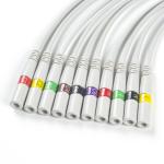 ECG Parts 3.00MM IEC ECG Electrode Connector EKG Connector Banana Needle To Snap