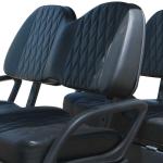 6 Seat High Speed Steel Golf Cart Customizable Color Off-Road Tires 5kw