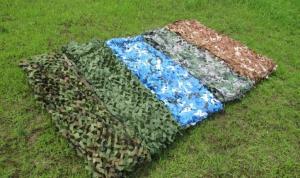 Quality PVC Glue Coated Military Grade Camouflage Netting 3D Leaf For Armor Forces wholesale