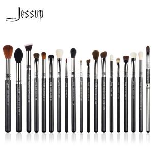 Quality 19pcs Synthetic Hair Jessup Makeup Brush Set With Wooden Handle wholesale