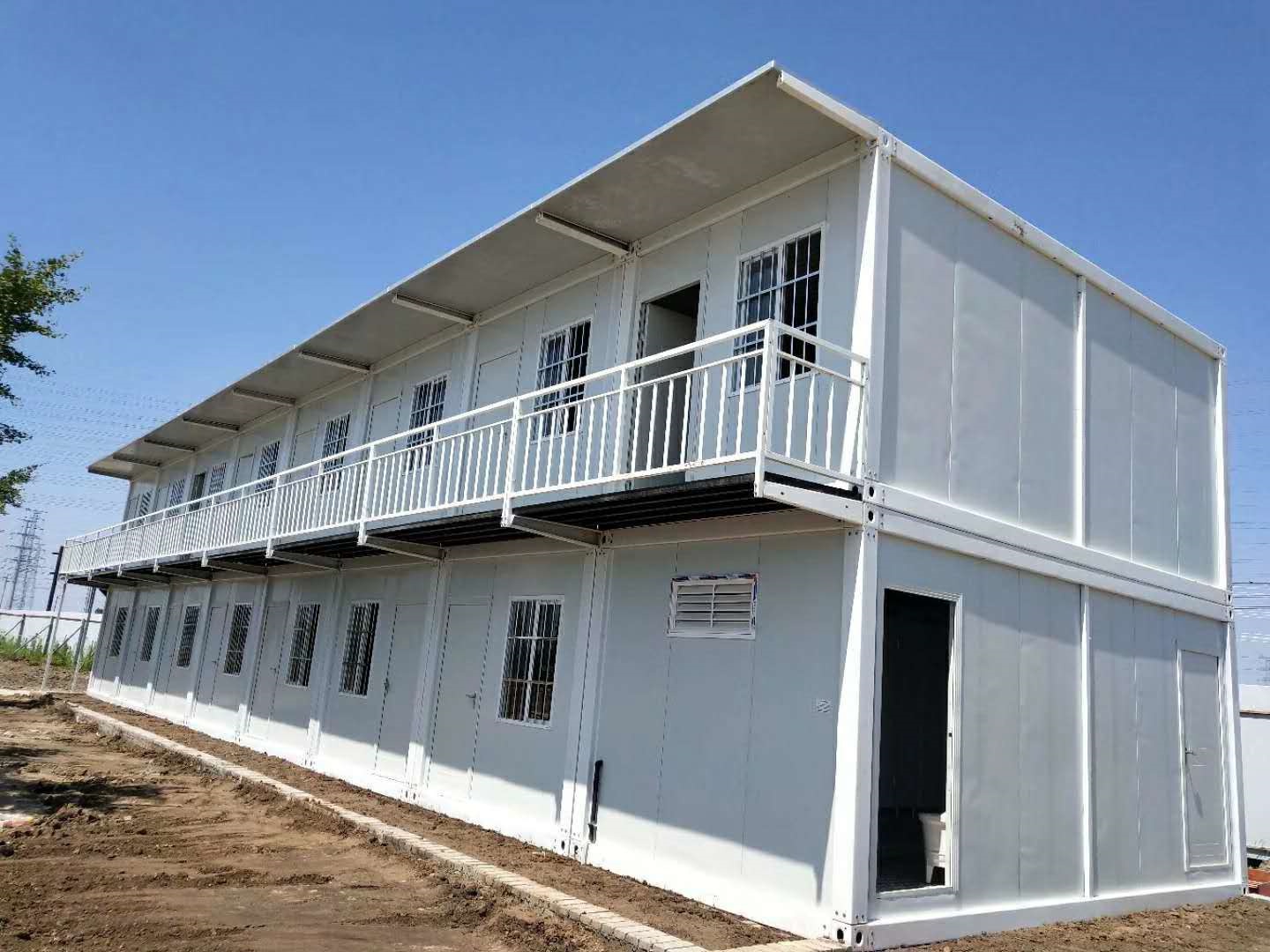Steel Structure Container House 2 Storey Expandable Prefab Homes