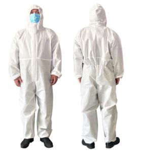 Quality Breathable Disposable Isolation Gowns , Latex Free Disposable Protective Coveralls wholesale