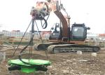 Hydraulic Concrete Pile Breaker Excavator Attachment Wall Concrete Cutting