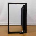 American Style Aluminum Casement Windows Crank Control Laminated Aluminum