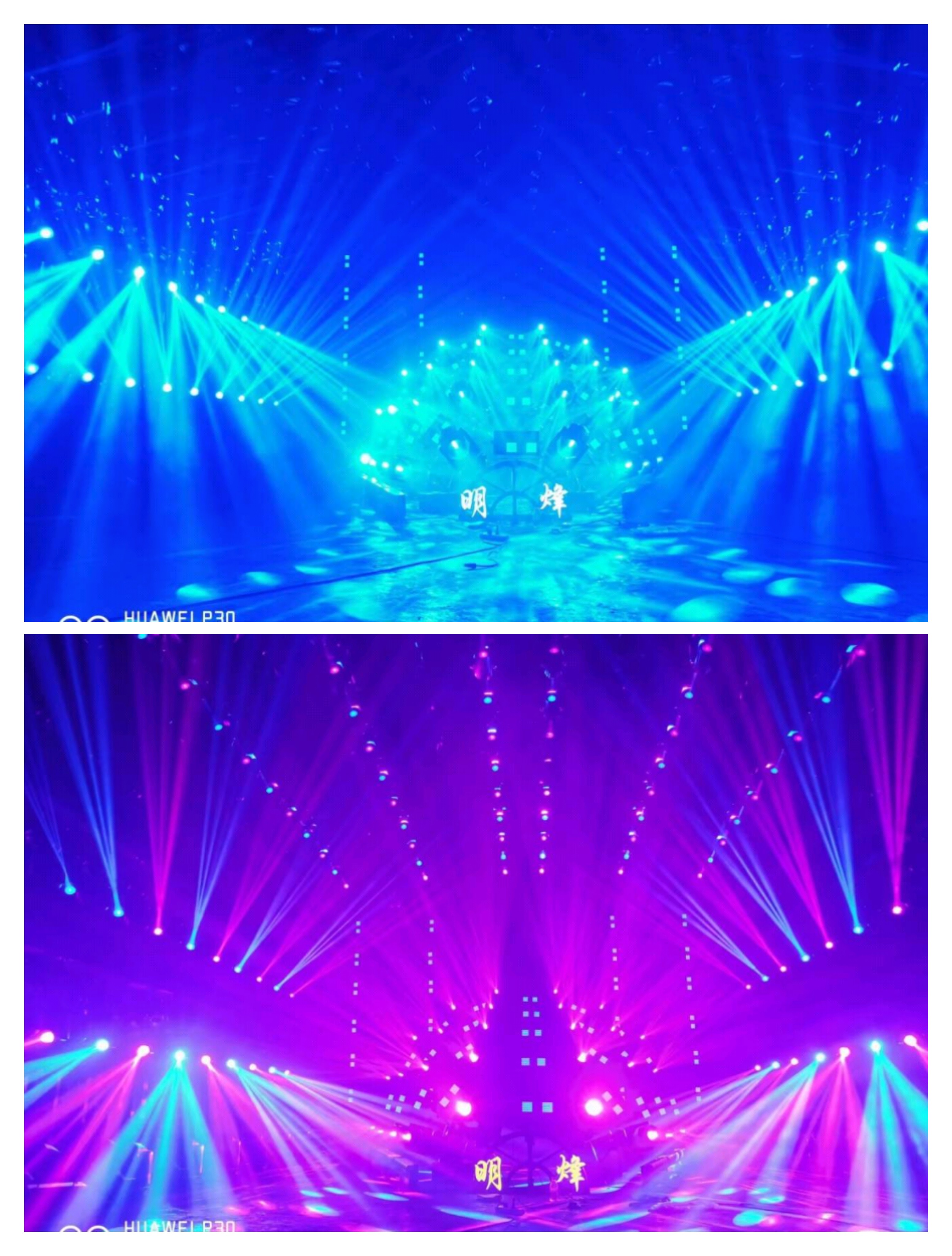 Disco Light Rgbw 4In1 Led 6 Mini Wash Stage Moving Head Laser Light with PVC Material
