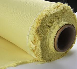 Quality Lightweight Kevlar Fire Resistant Fabric Yellow High Strength Textile wholesale