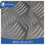 4mm Diamond Aluminum Sheet , Anti Skid Aluminum Checkered Sheet Vehicle Floor