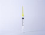 Sterile Medical Disposable Safety Syringe With Safety Needle 16G-30G FDA51K