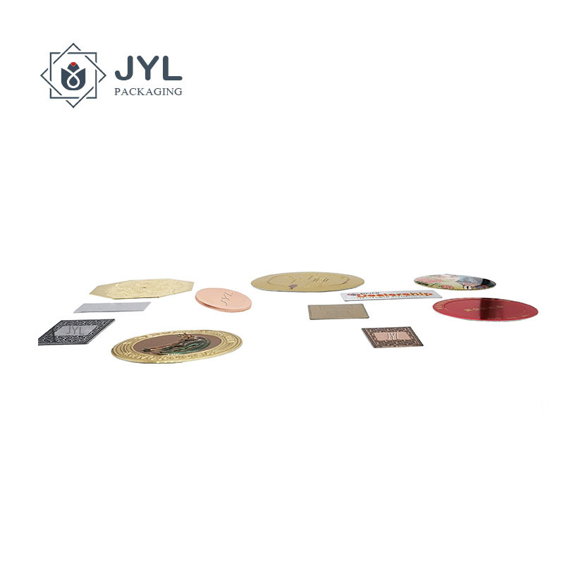 Thickness 0.5mm-3mm Metal Sticker Labels Round Small Ultralight Antiaging