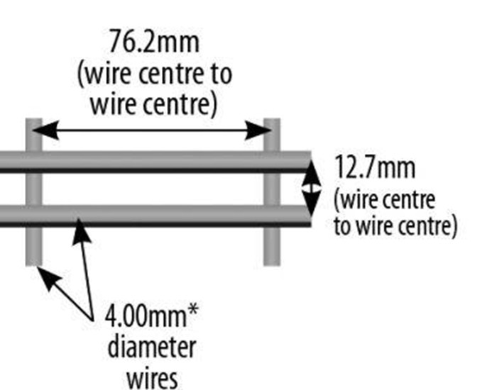 PVC Coated 358 High Security Mesh Fence Anti Climb Mesh Fence 8gauge 4.0mm