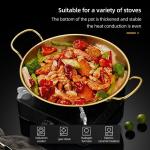 Wholesale TOP Seller Gold Cookware Dry Pan Stainless Steel Ramen Pots Seafood
