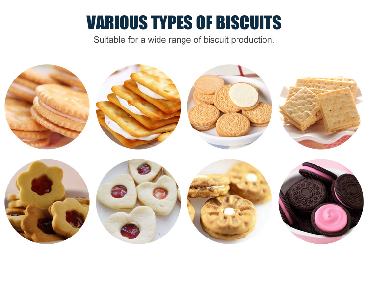 Single Phase Cookies Biscuit Sandwiching Machine Automatic Single Lane